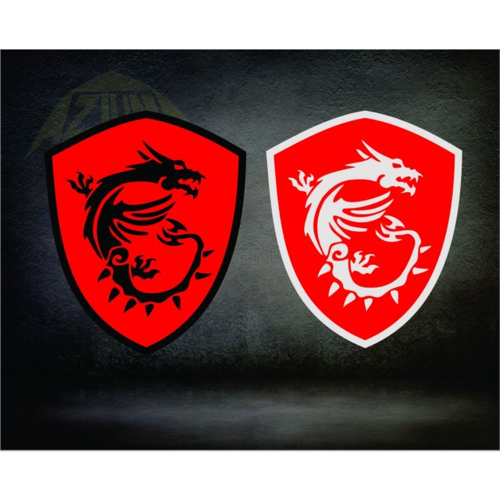 สติ๊กเกอร์ตัดโลโก้ MSI HP GAMING LAPTOP