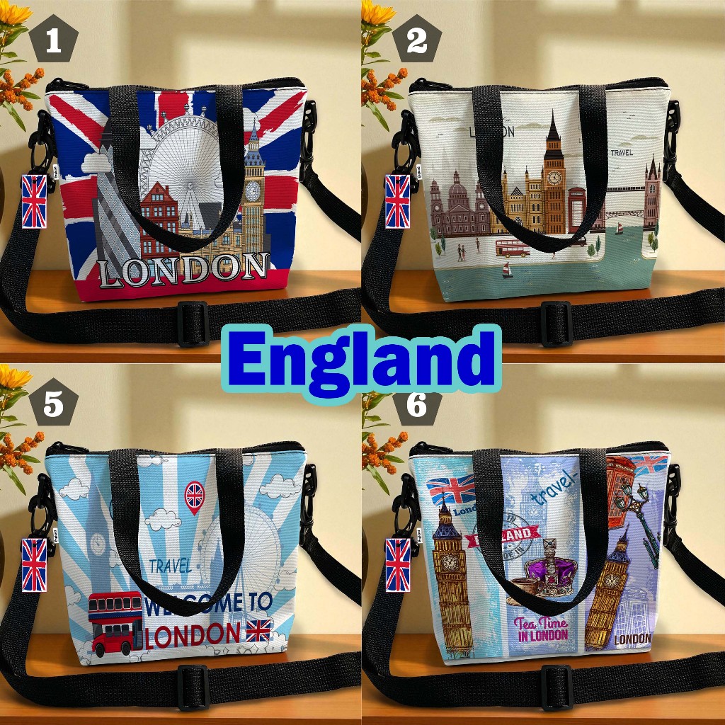 ENGLAND SOUVENIR BAG, HAND BAG และ SLING BAG 005