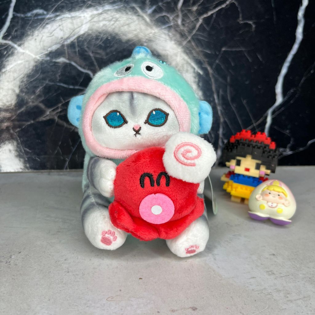 GANTUNGAN Mofusand Sanrio Hangyodon Doll Bag Keychain / Mofusand Keychain Doll New Tag