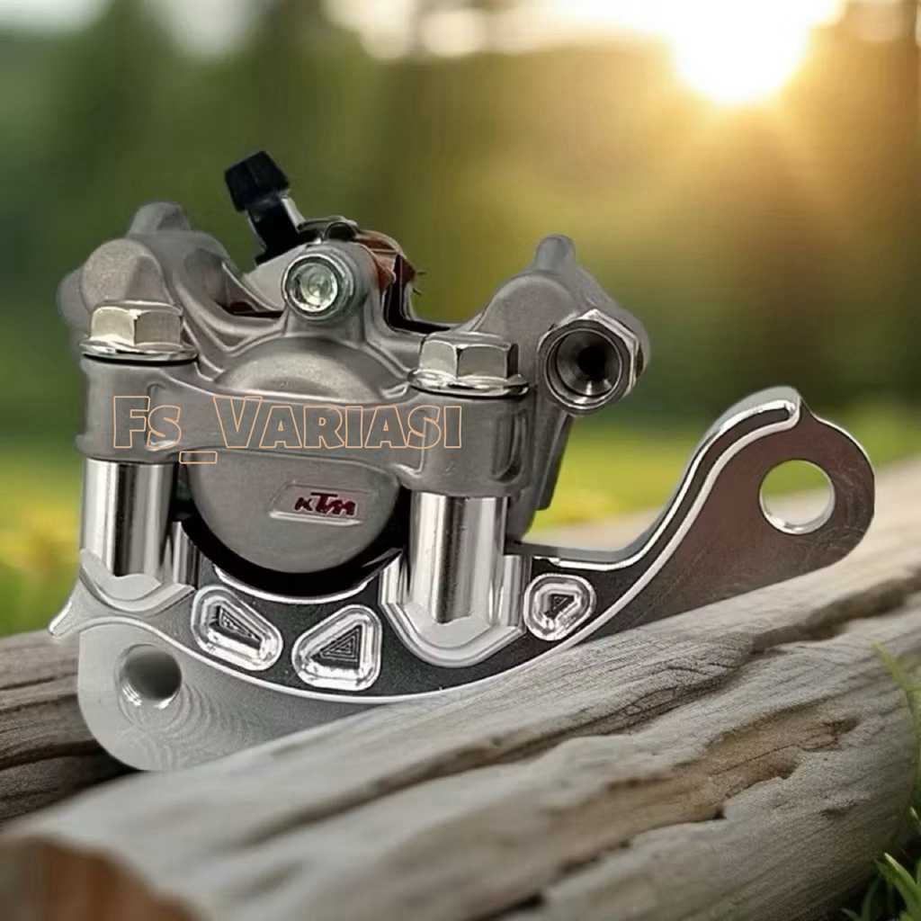 2in1 Mufac Bracket + ktm 2 ลูกสูบ mini pitch 45mm caliper สําหรับ Mio smile, Mio solone, sonic, jupi