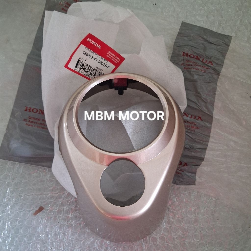 COVER BATOK TOTOK SPEEDOMETER HONDA SCOOPY OLD CARBON CARBON BROWN ORIGINAL AM 53206-KYT-900ZQ SPEED
