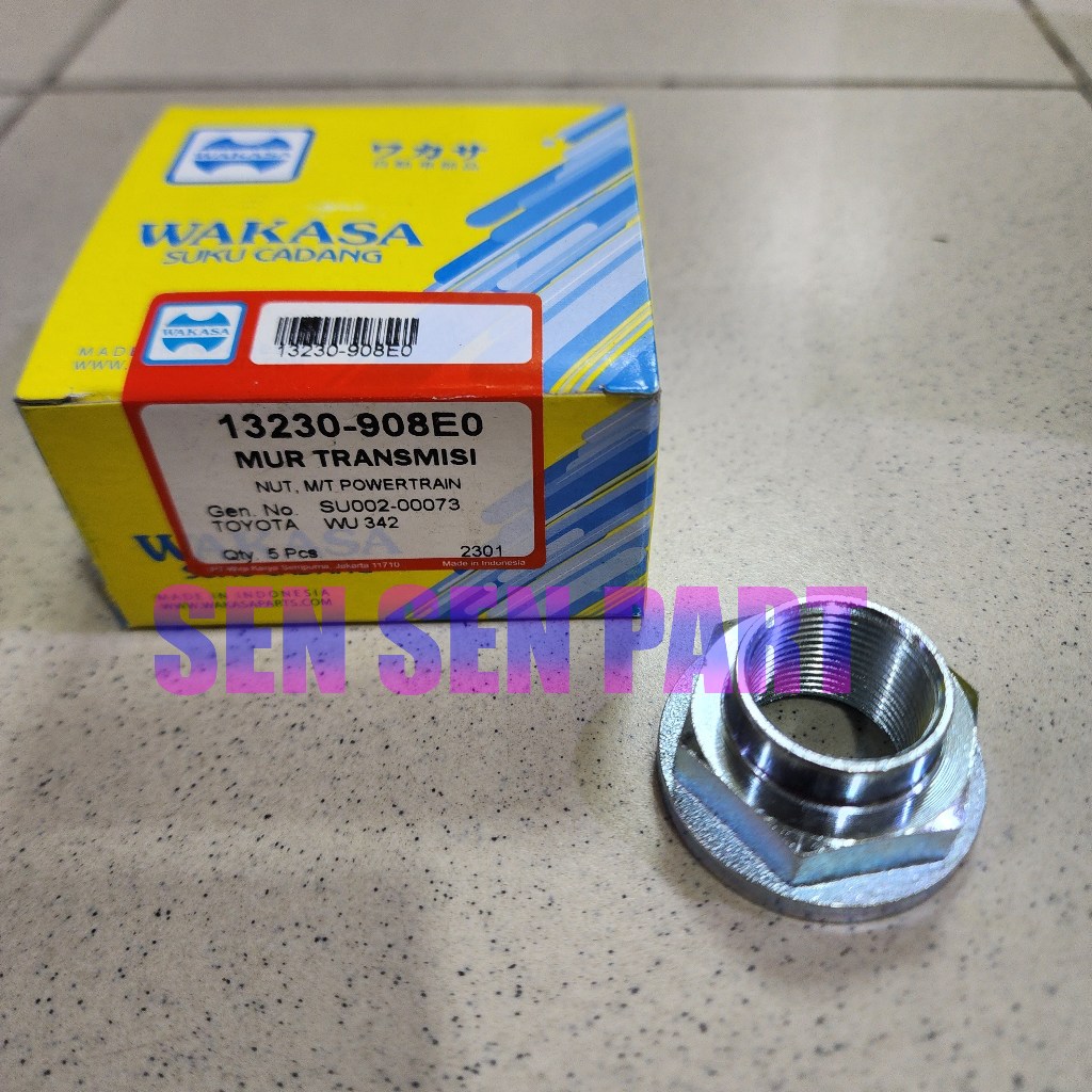 Versneling Nut น็อตเพลาหลัก น็อตเพลาหลัง เกียร์ Dyna Ht125 Ht130 Dutro SU002-00073