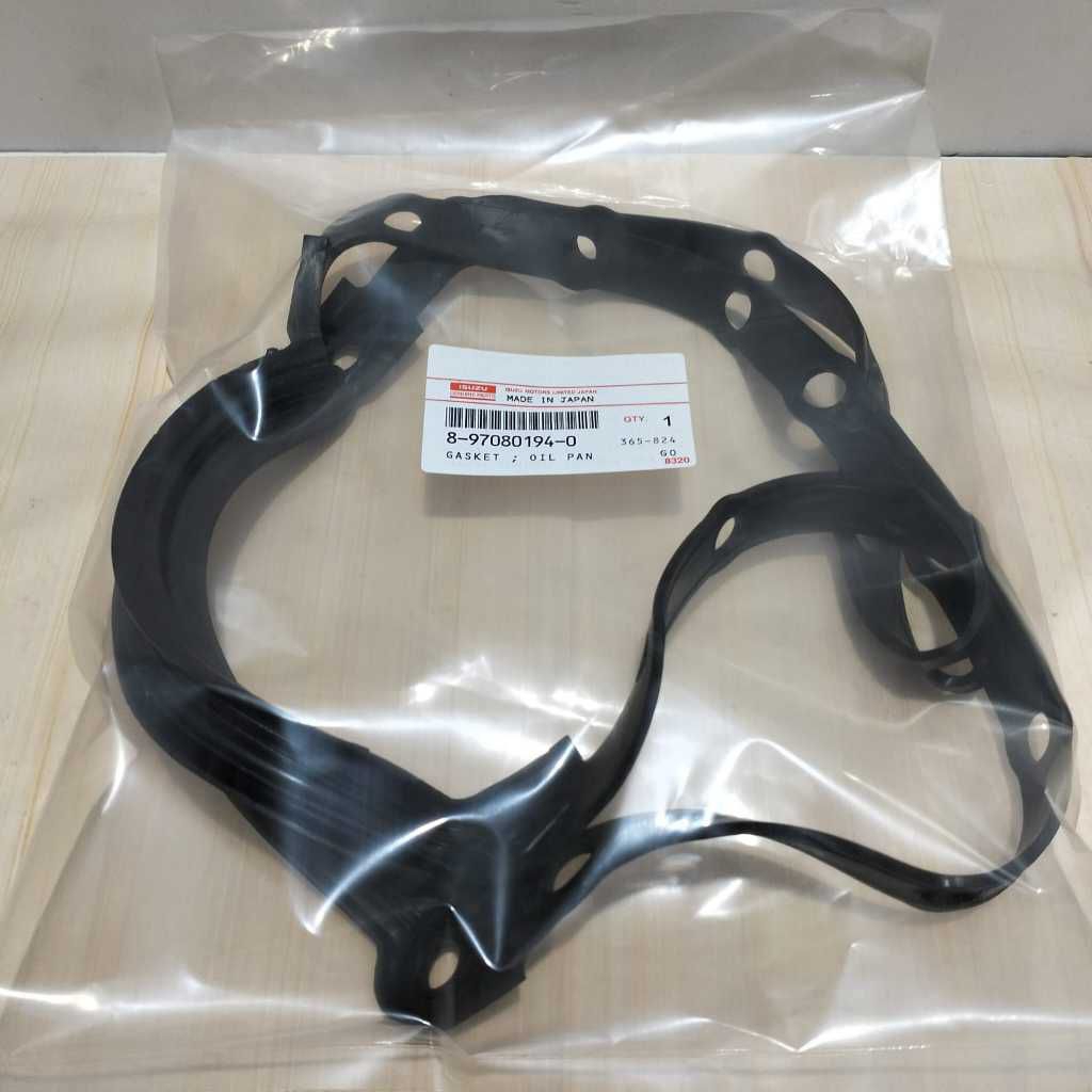 PACKING CARTER GASKET OIL PAN ISUZU ELF NHR NKR NLR 55 4JB1 8-97080194-0 ต้นฉบับ