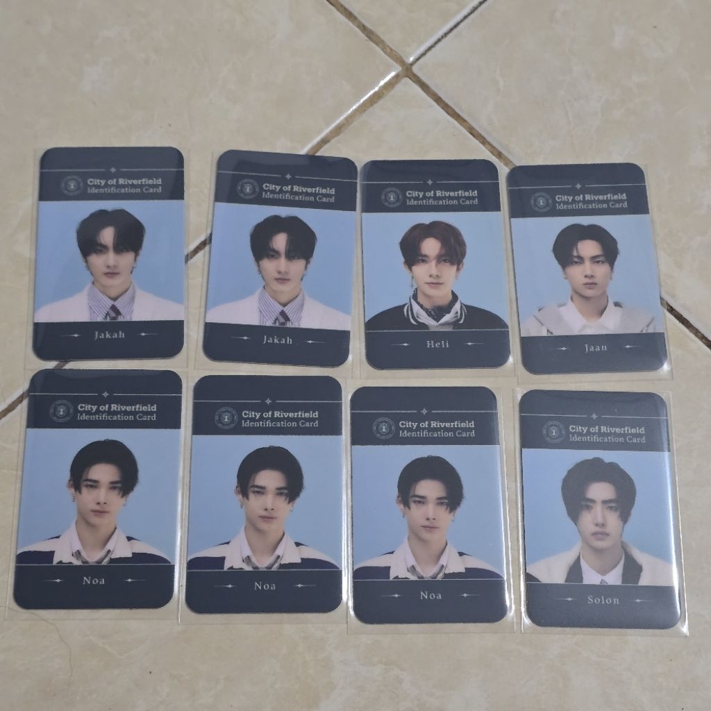 EHYPEN DARK MOON พิเศษ DECELIS ID CARD CITY OF RIVERFIELD