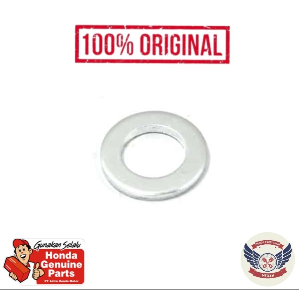 9410912000 12MM Oil Drain Bolt Ring - BeAT Deluxe & BeAT Street Led K1A, BeAT FI Sporty Eco, Vario 1