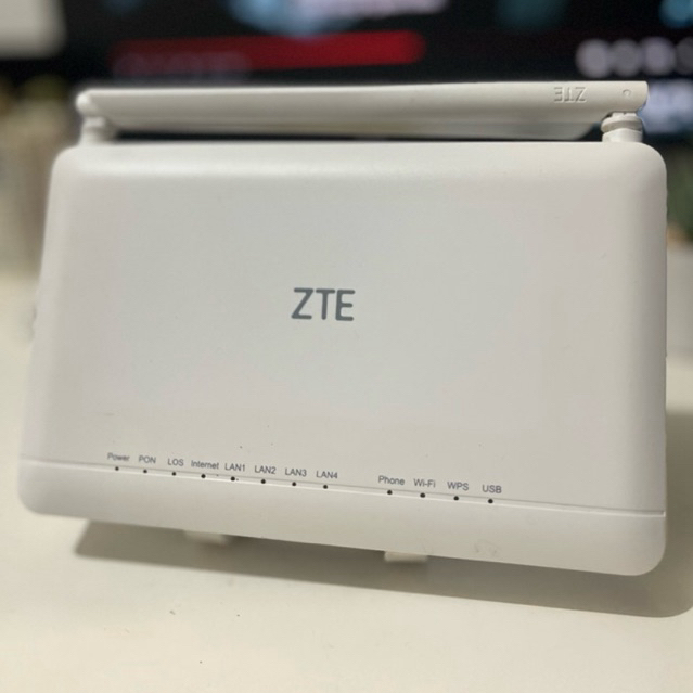 HIJAU ZTE GPON ONT F670L PORT BLUE/เขียว + ADAPTER
