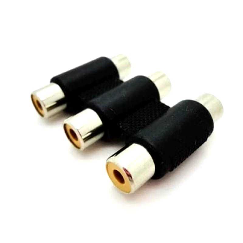 ข้อต่อแจ็ค RCA 2 ตัว เป็นแจ็ค RCA 2 แจ็ค (AZ)
