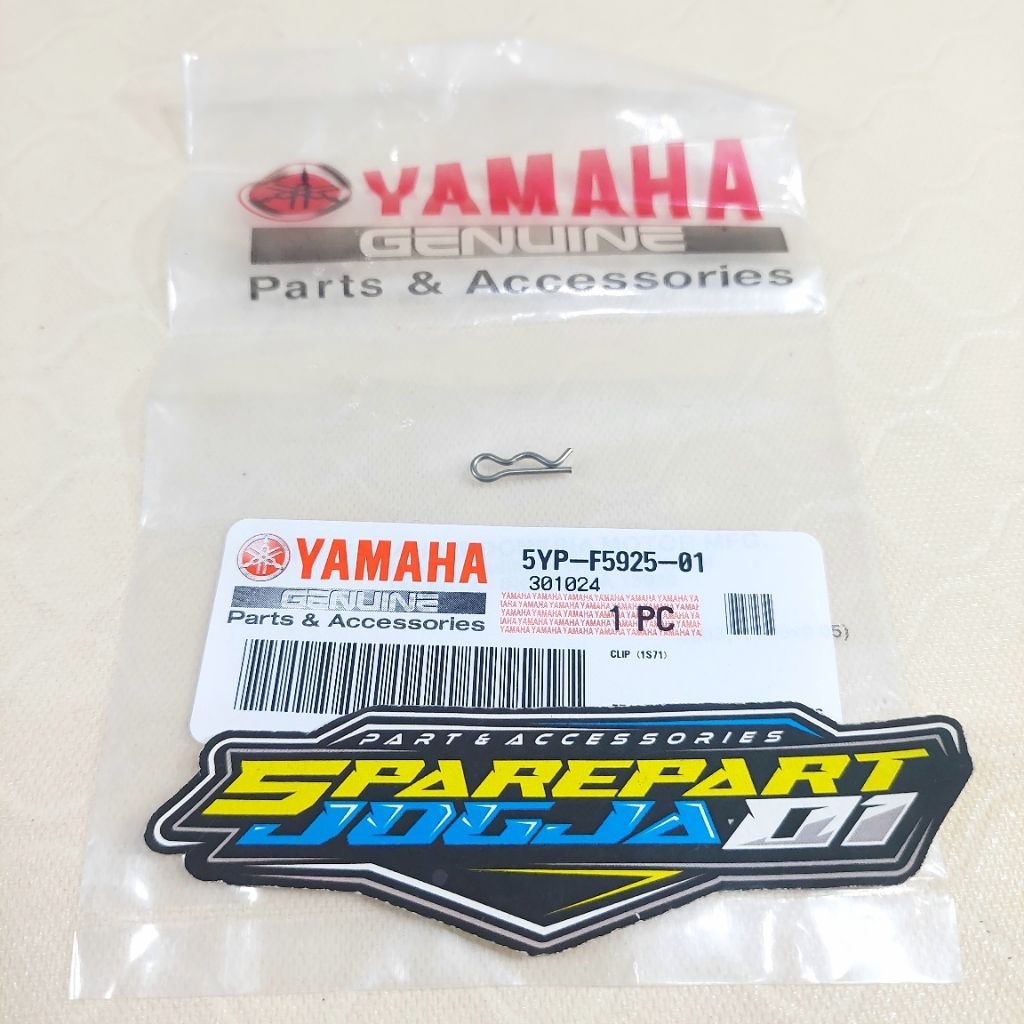 ผ้าเบรคหลัง Pin ล็อคลวดคลิป Nmax N Max R25 Mt25 Xmax X Max 250 ORIGINAL YAMAHA 5YP-F5925-01