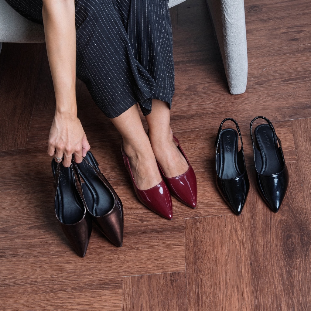 Karlyn Viona รองเท้าแตะรัดส้น 5 ซม. สําหรับผู้หญิง