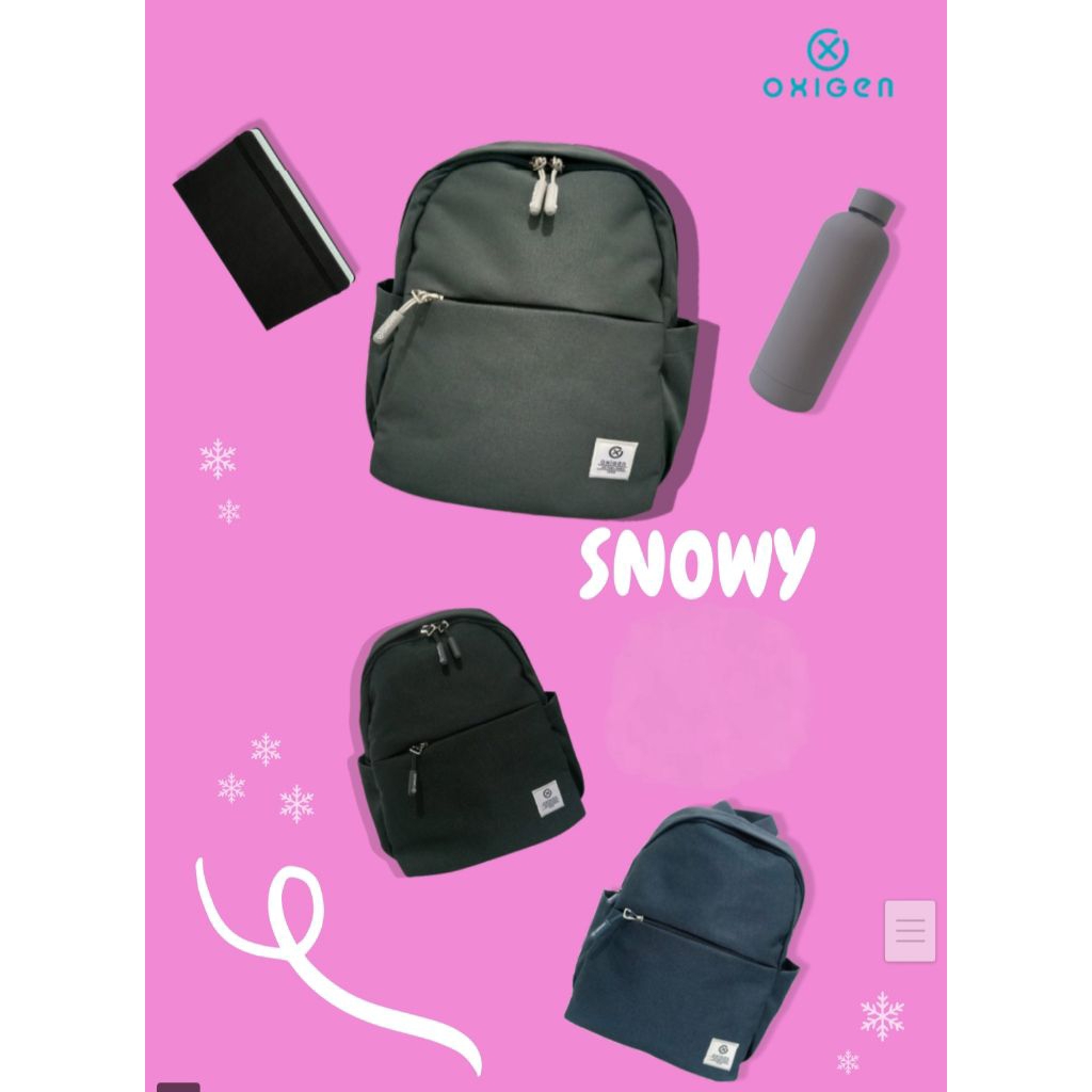 OXIGEN DP SNOWY - OXIGEN MINI BACKPACK 031368AT / 2505 - SMALL CHILDRENS BACKPACK - MINI OXIGEN BAG 