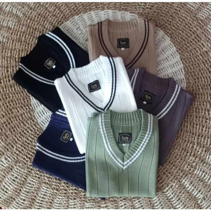 STREET VEST / SCHOOL VEST / ผู้หญิงและผู้ชาย VEST / AMERICAN SCHOOL OUTFIT