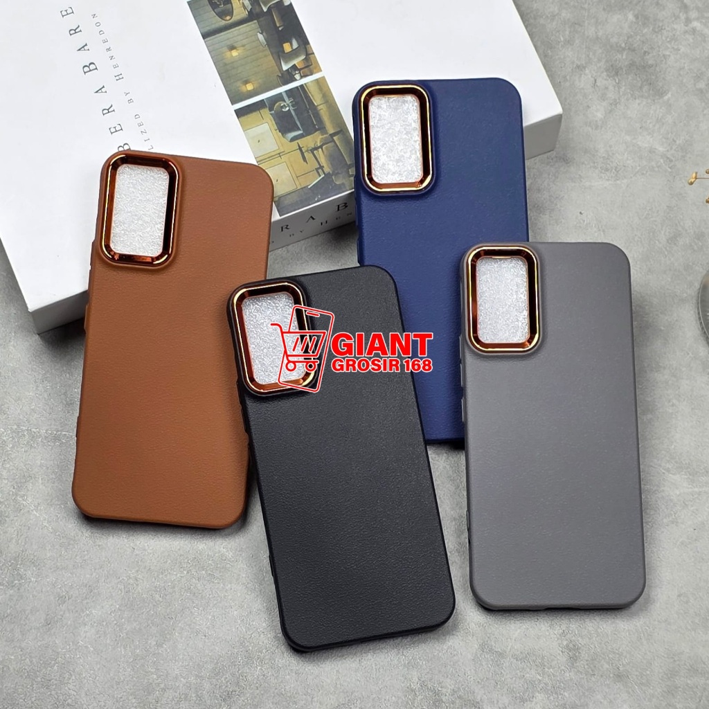 Softcase Leather Pro Macaron List Crom Case Infinix GT 30 Infinix GT 30 Pro