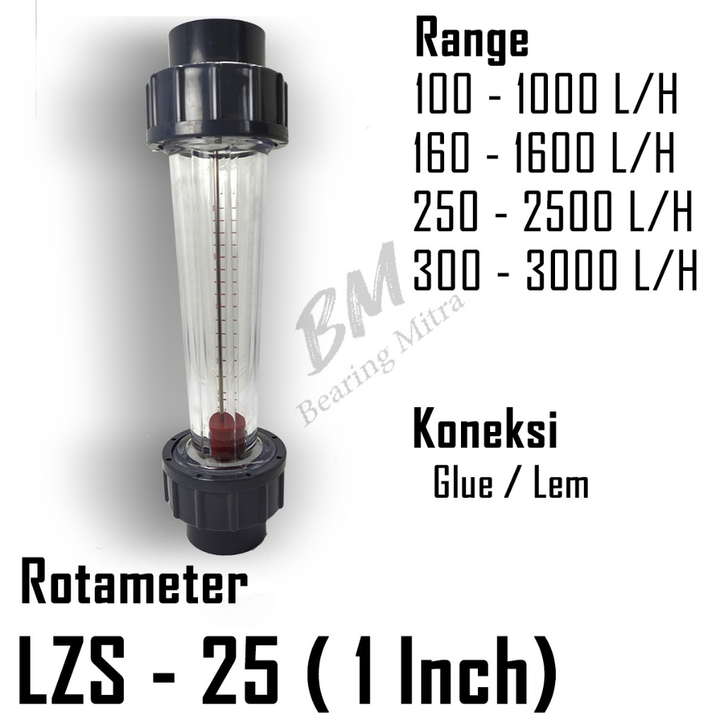 Rotameter Flowmeter LZS-25 (1 นิ้ว)
