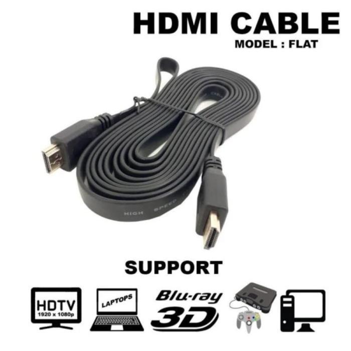 FLAT FLAT FLAT CABLE HDMI to HDMI Male to Male 1.5 เมตร 5 เมตร 10 เมตร 15 เมตร VERSION 1.4
