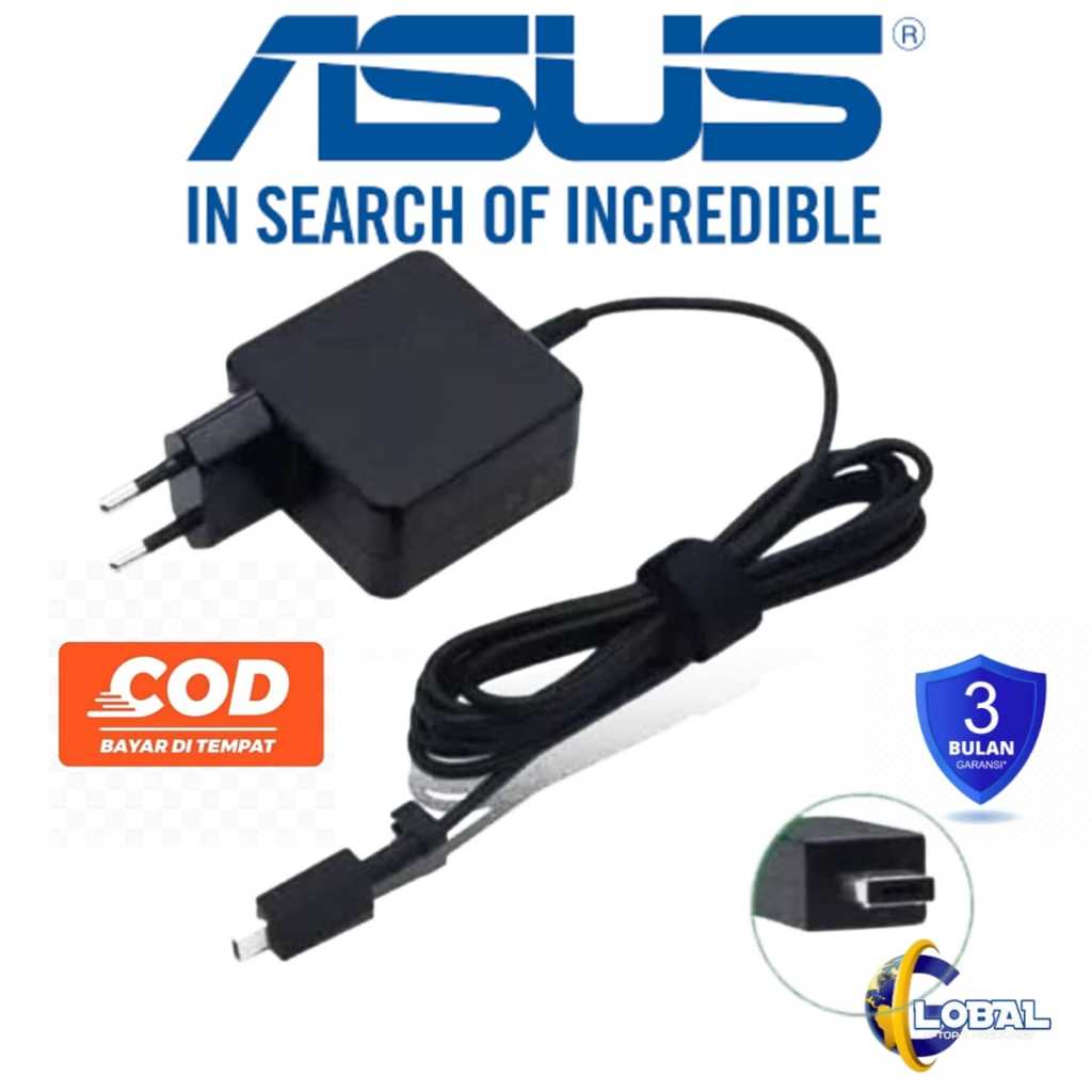 เครื่องชาร์จแล็ปท็อป Asus/Akass E202 E202SA E202S X205 X205T X205TA E200 E200H E200HA C201 C201P C20