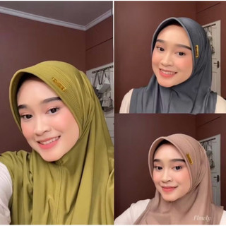 Hamidah Akrilik Size M - Natasya Fashion14 // Jersey Premium // Hijab Instan