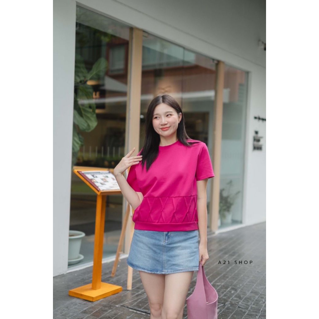 [LC] A21SHOP 595 BASIC TOP IMPORT BKK