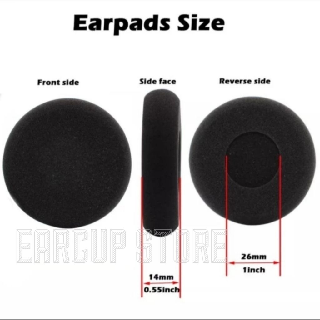 แผ่นรองหูฟังโฟม Logitech สําหรับชุดหูฟัง H111 H110 H340