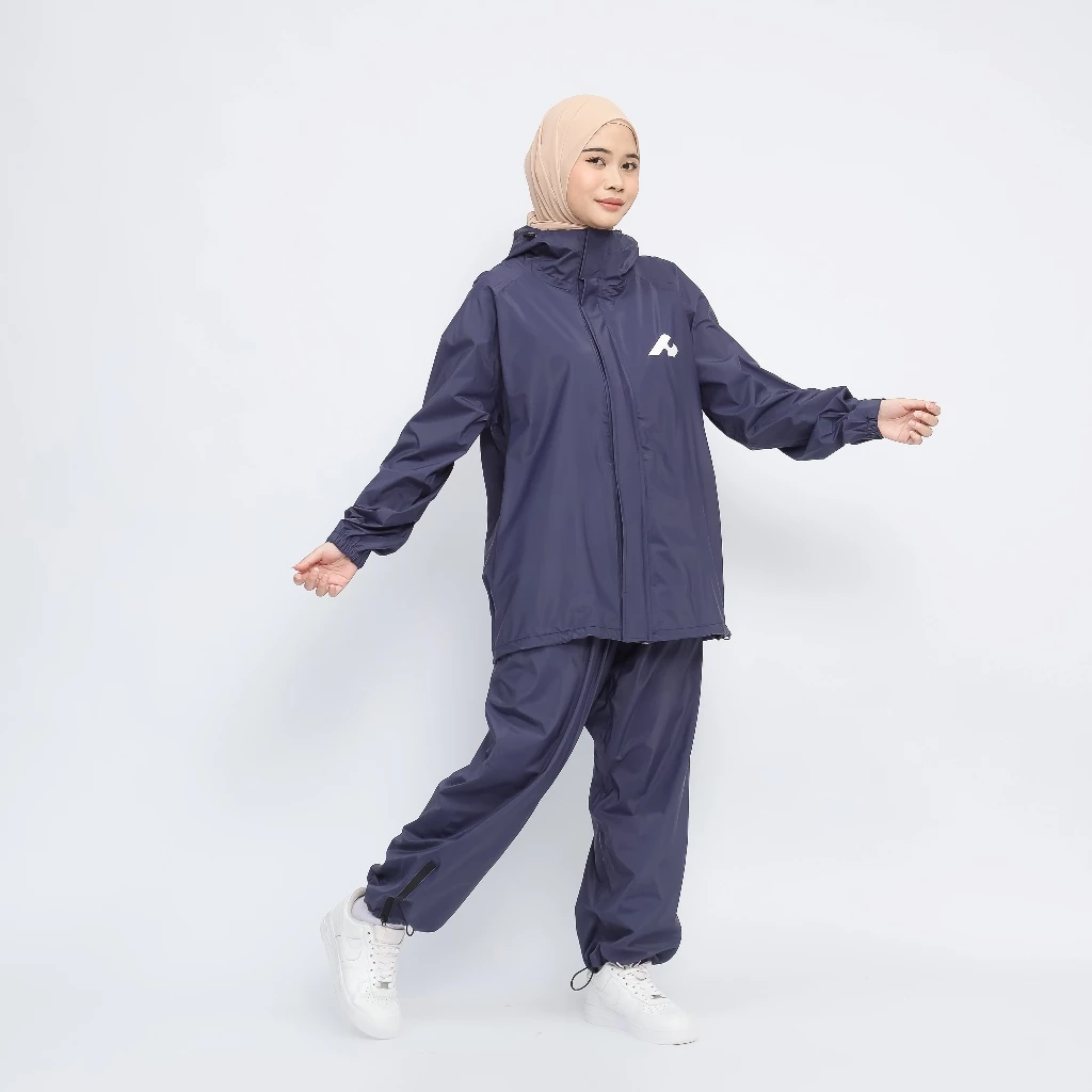 เสื้อกันฝน Hijasku ชุดกันฝน PVC หนาสำหรับชายหญิง thumbnail 8