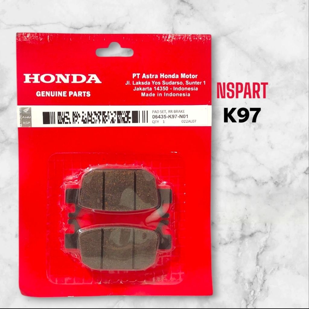 LOKAL ผ้าเบรคหลังสําหรับ PCX 2018 ท้องถิ่น ADV 150 06435-K97-N01