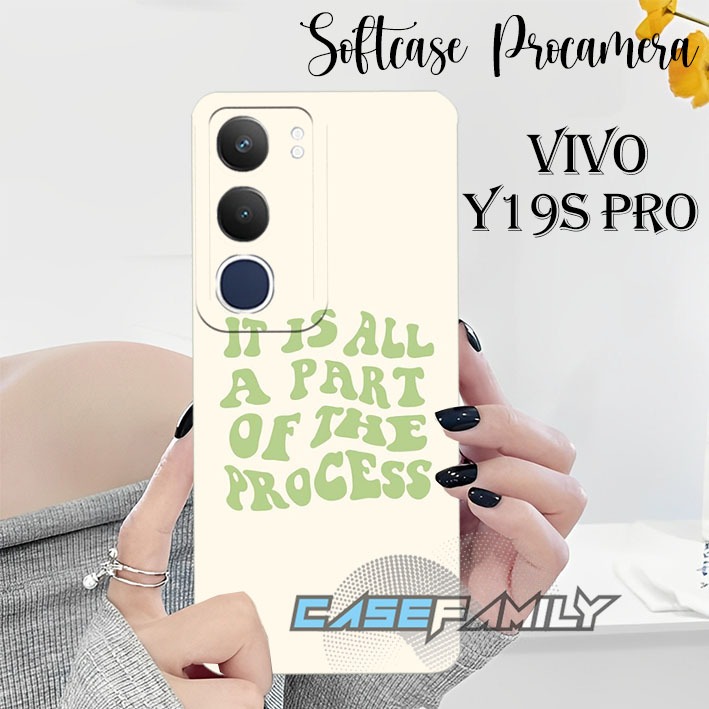 [GCR33]ซิลิโคน hp Vivo Y19S Pro - Y19S Softcase ตัวป้องกันกล้องแบบยืดหยุ่น ล่าสุด Cool Words Motif ป