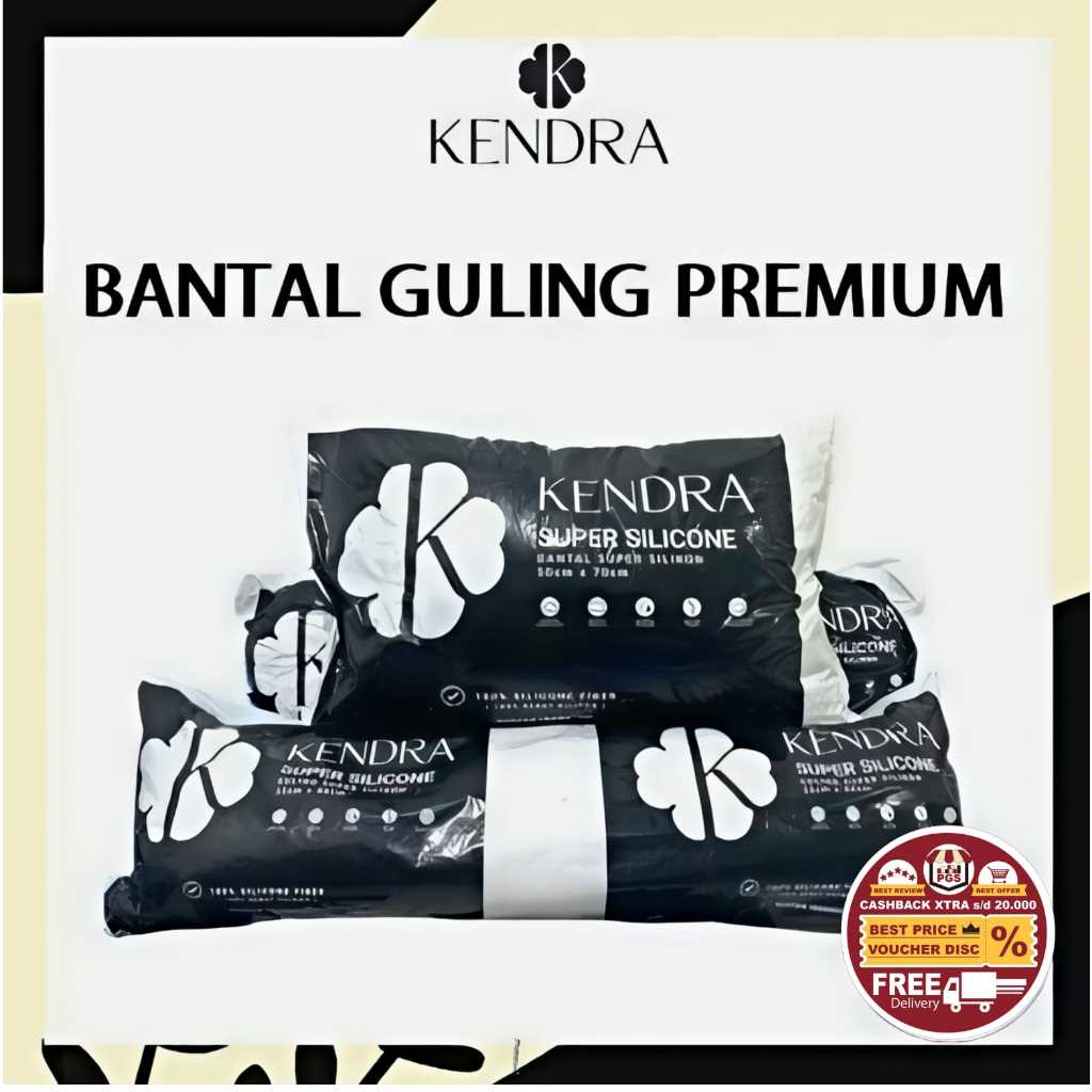 Dacron PILLOW ขนาด 50x70 KENDRA PILLOW / ZIPPER PILLOW / Hotel Sleeping PILLOW / Kendra SILICONE HOT