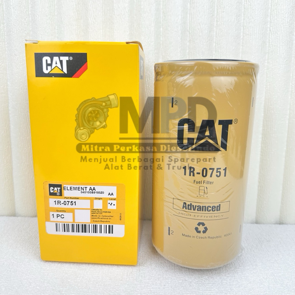 กรองน้ํามันเชื้อเพลิงดีเซล 320D 320C 320B 3116 3126 1R-0751 1R0751