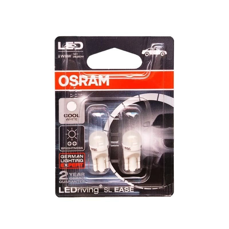 Original OSRAM T10 LED รถจักรยานยนต์/ไฟ Dusk / OSRAM LED W5W T10 2825 ไฟ