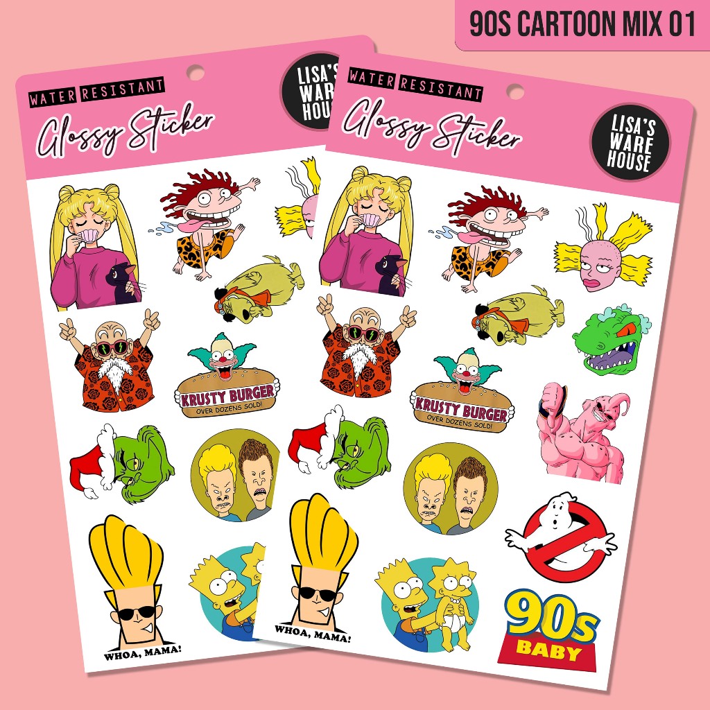 สติ๊กเกอร์ 90s การ์ตูนมิกซ์ เล่ม 01