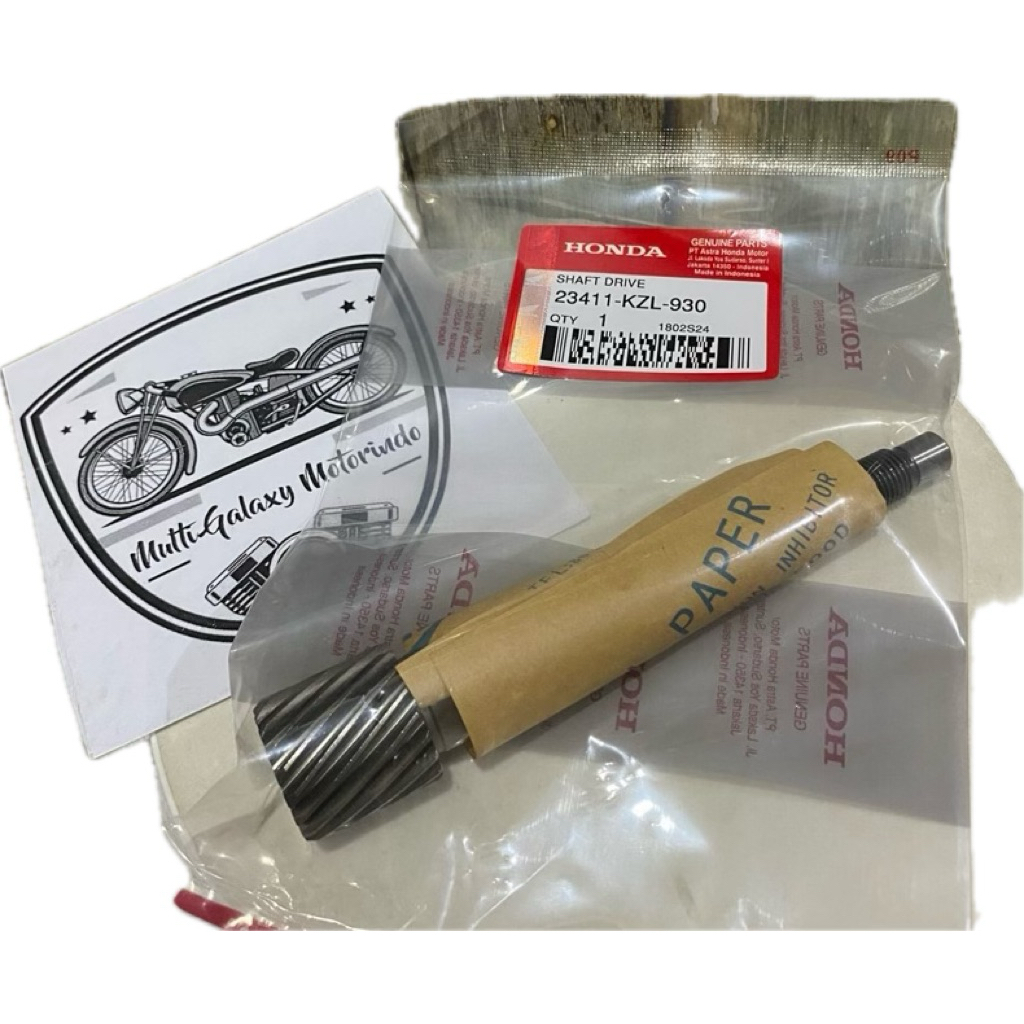 TRANSMISSION SHAFT DRIVE 18T - HONDA BEAT F1 PULLEY ASSEMBLY (23411-KZL-930)