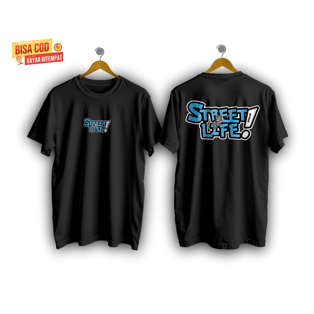 Ar88 Life Street เสื้อยืดทรง regular fit - ผ้าฝ้ายหวี 24s