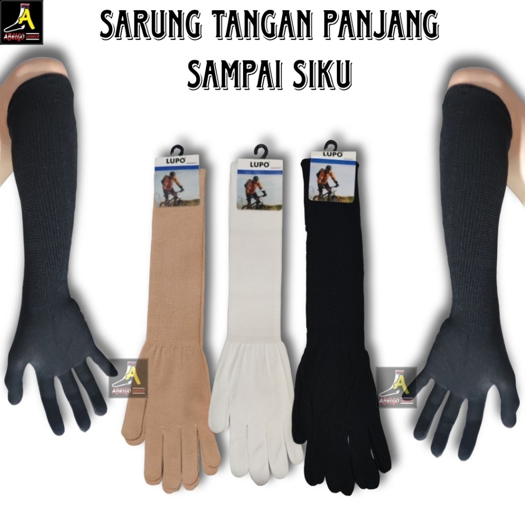 LONG FIVE FINGER BIKE CUFF GLOVES/LONG FIVE FINGER SPORT GLOVES/ถุงมือกีฬายาว