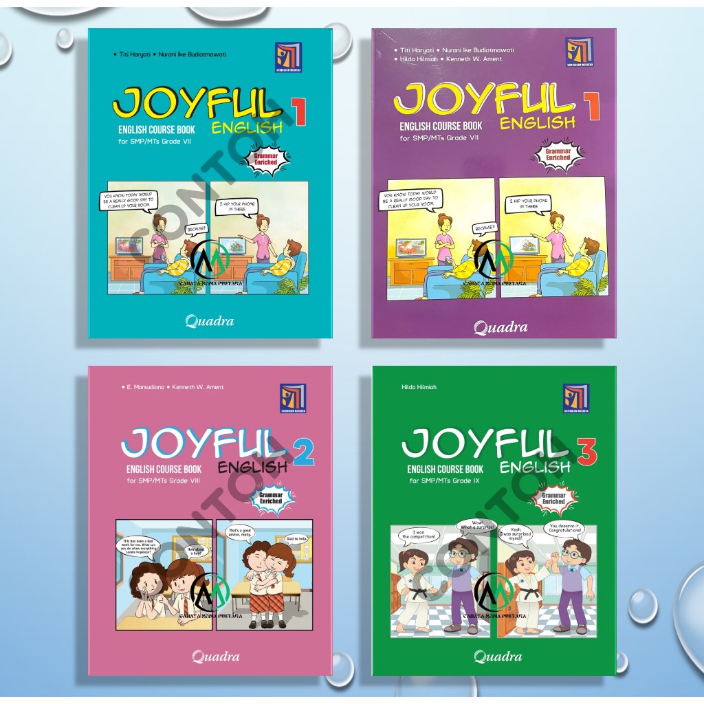 [สํานักพิมพ์ Quadra] Joyful English Class 7, 8 & 9 หลักสูตรอิสระ