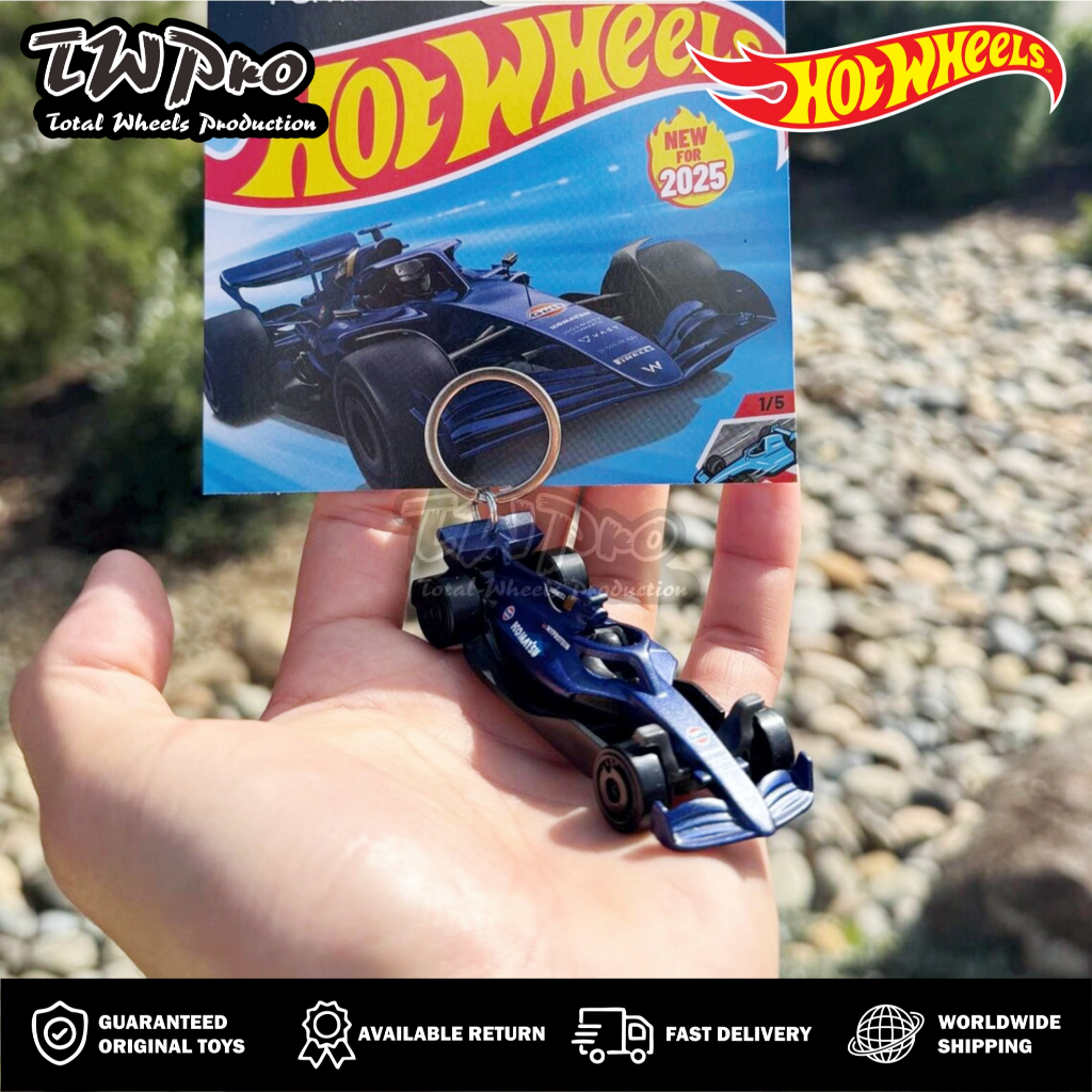 GANTUNGAN HOT WHEELS KEYCHAIN สูตร 1 William F1 - F1- KEYRING - KEYCHAIN - CUSTOM - TOTAL WHEELS