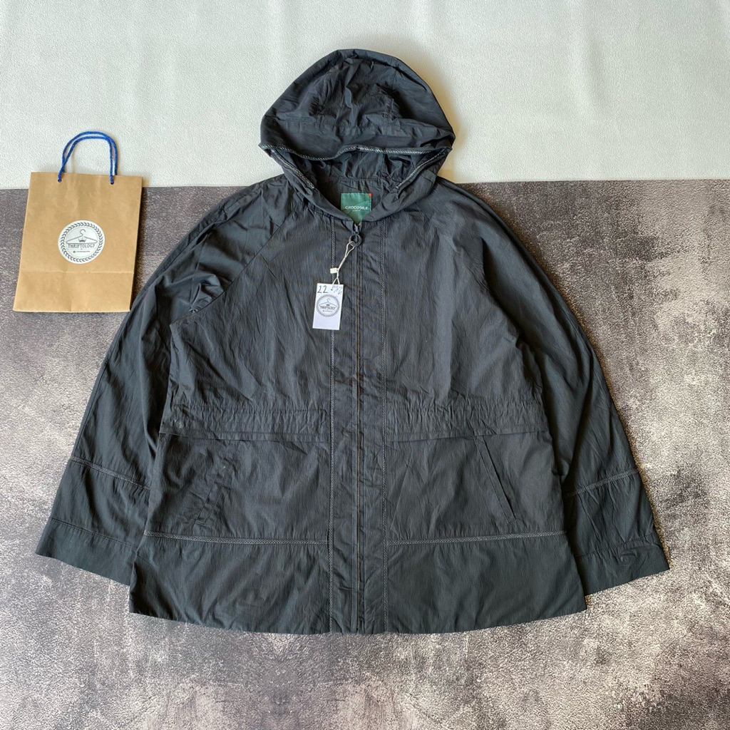 CROCODEAL LADIES WINDBREAKER PARKA JACKET (รหัส j22)