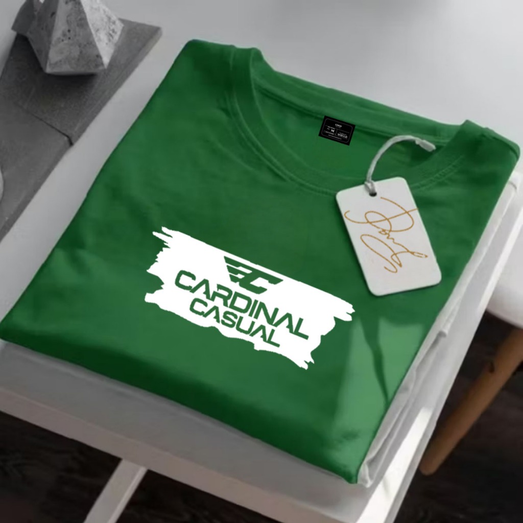 KATUN ผู้ชายและผู้หญิงแขนสั้น Distro เสื้อยืด C4rdi n4l-ลําลองบล็อก O-NECK คอผ้าฝ้าย 30s QUALITY