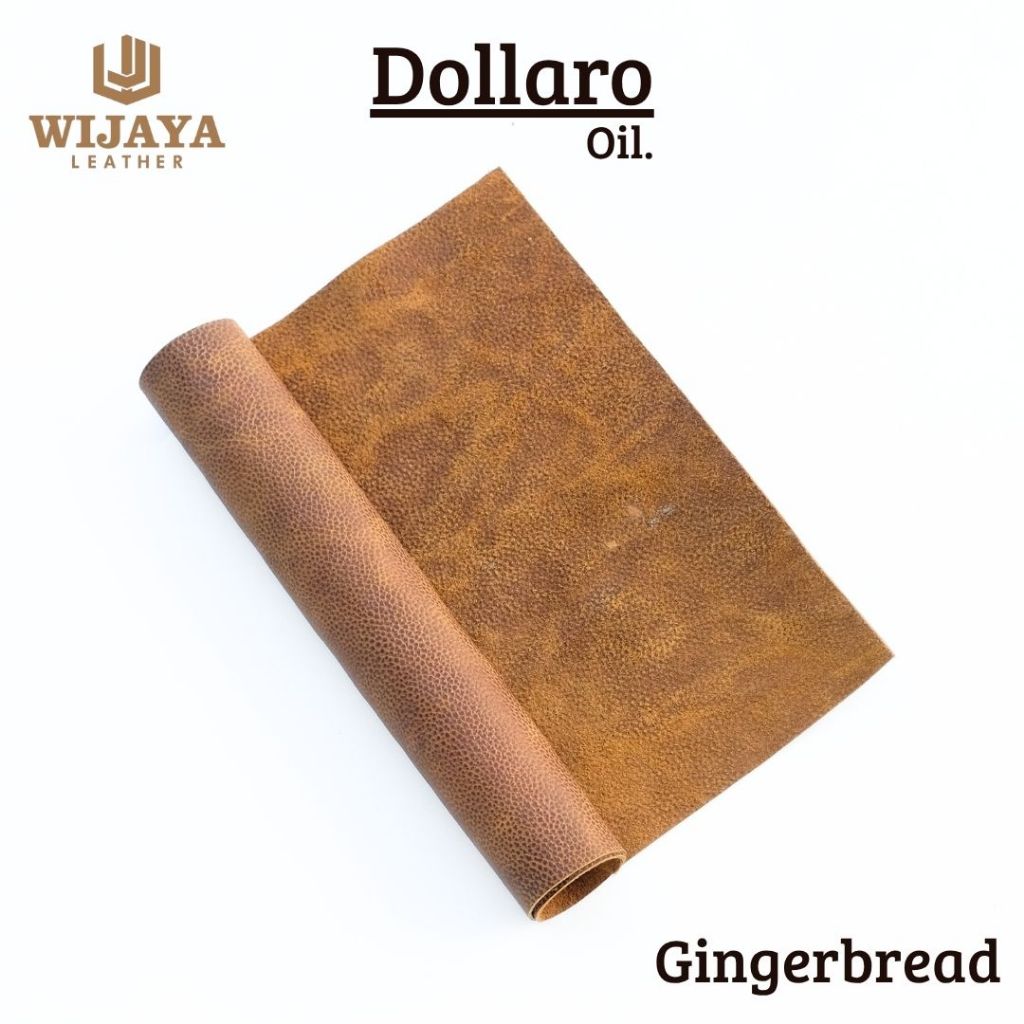 หนังวัว/หนังวัว Dollaro น้ํามัน Gingerbread แผงสีขนาด A3 & A4 ความหนา 1.3 มม.-1.5 มม. ปกสมุดบันทึกหน