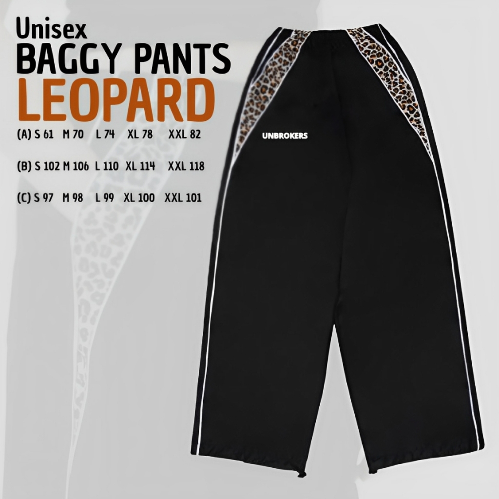 LEOPARD BAGGY PANTS / Y2K LEOPARD BAGGY PANTS / Y2K VINTAGE LEOPARD