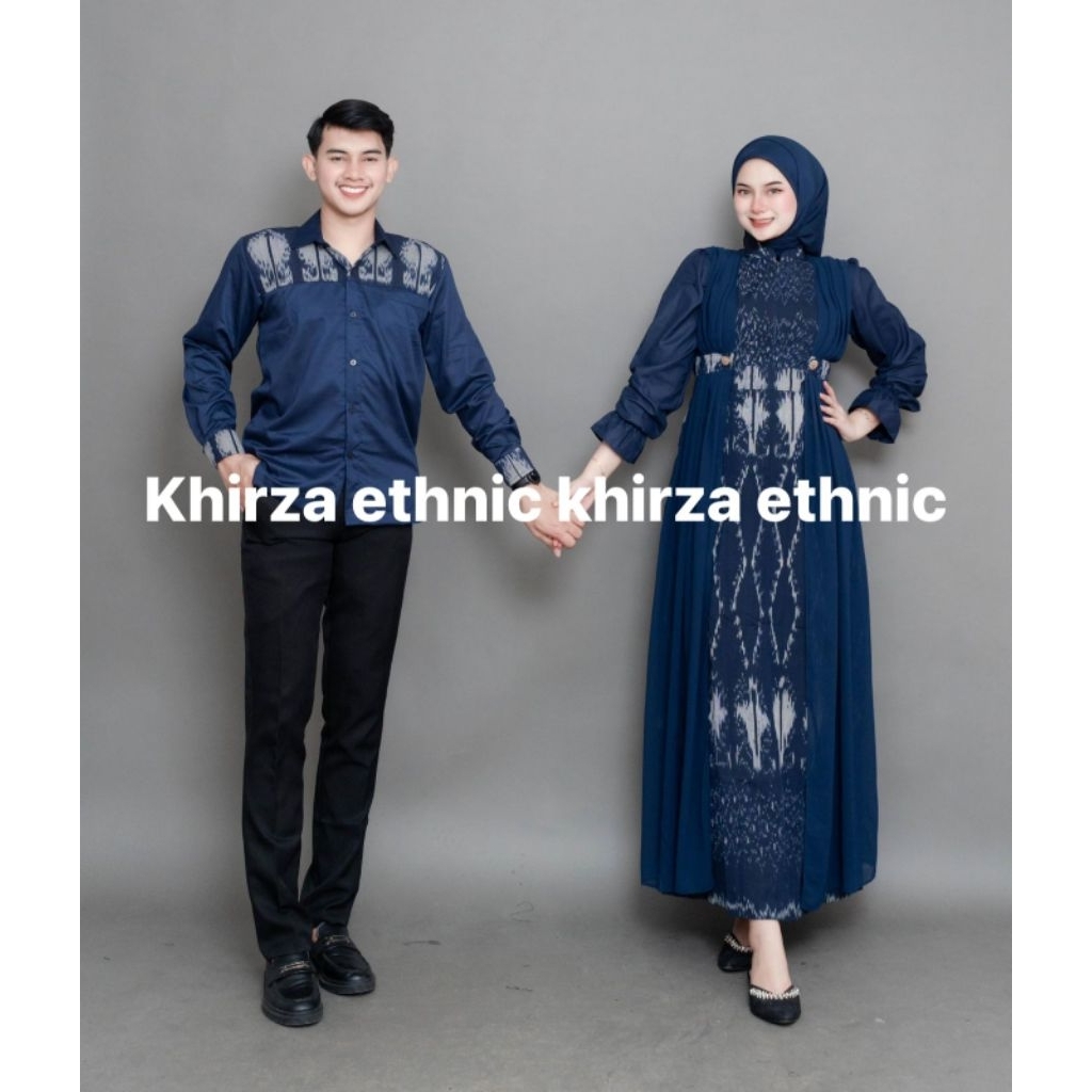 A-LEA NAVY COUPLE WOVEN CLOTHES - COUPLE WEDDING CLOTHES - COUPLE CLOTHES - COUPLE CLOTHES - COUPLE 