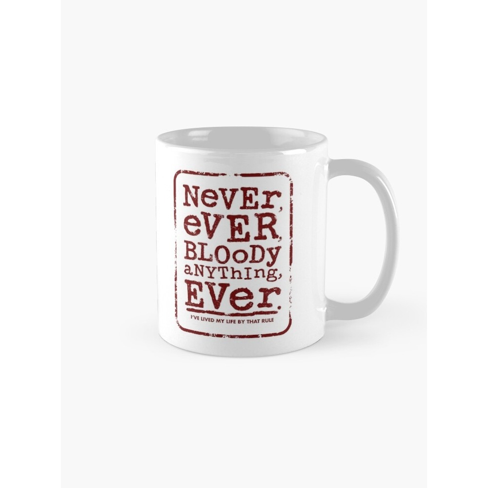 NEVER EVER BLOODY ANYTHING EVER (เวอร์ชั่นสีแดง) Mr Jolly Lives Next Door แรงบันดาลใจแก้วกาแฟ