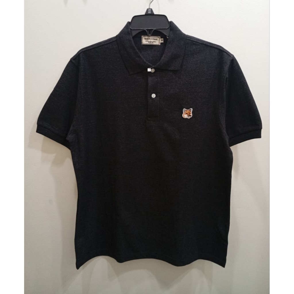 M41S0N K1TSUN3 เสื้อโปโลสีเทาเข้ม