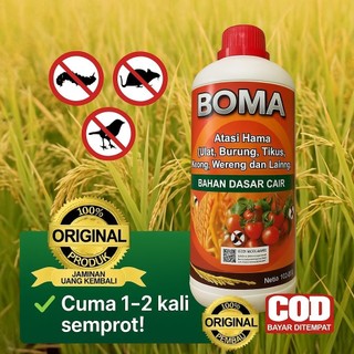 BOMA Booster & Pembasmi Hama Tanaman 1 Liter | Atasi Ulat, Wereng, Tikus, Keong | ZPT Perangsang Tumbuh