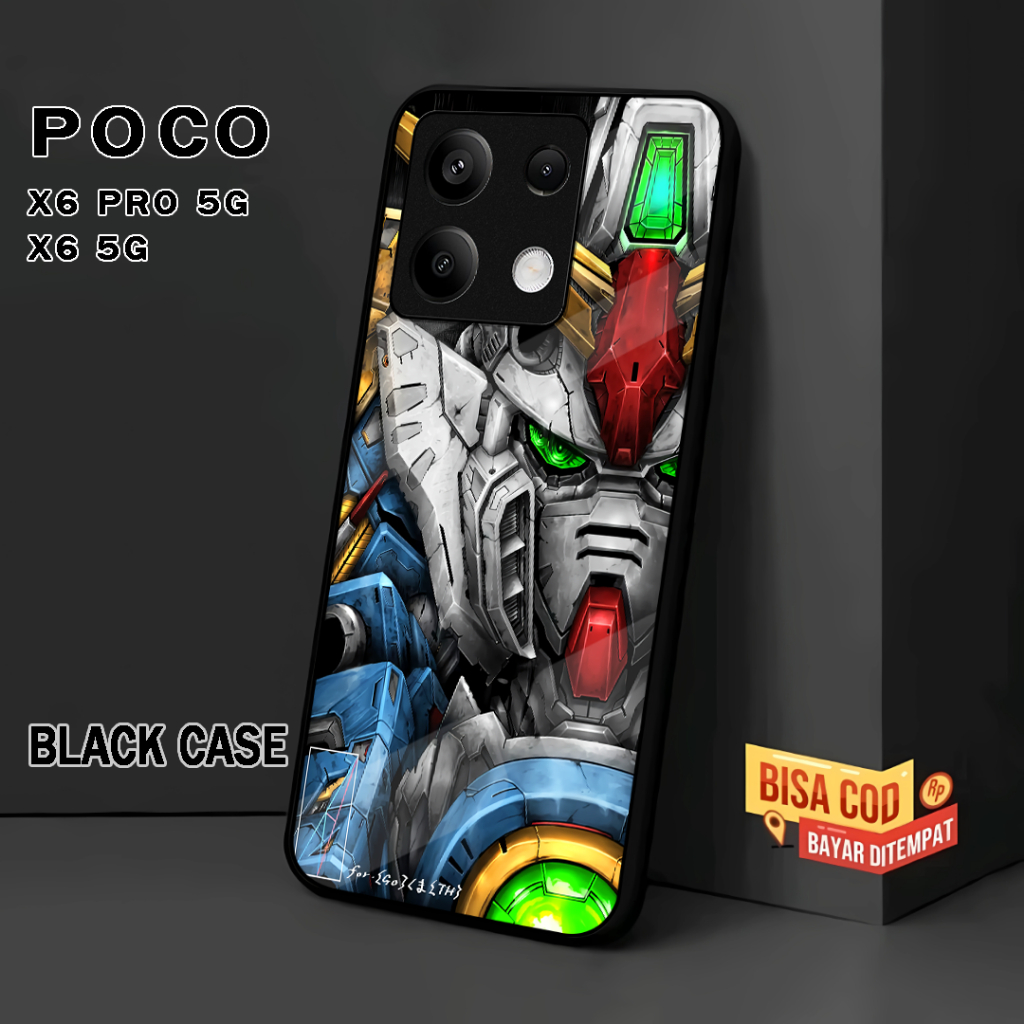 ( RC 14 ) SOFTCASE CASING GLOSSY สําหรับ XIAOMI POCO X6 5G l X6 PRO 5G l M6 PRO 4G l อะนิเมะ motif C