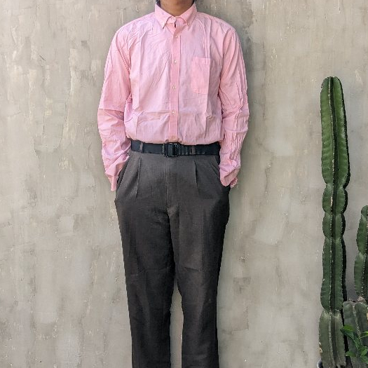 KAMEJA PINK FORMAL SHIRT GU 001