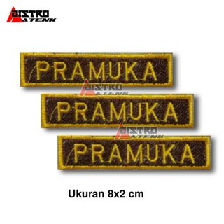 งานปักลูกเสือ Bet 2x8 cm