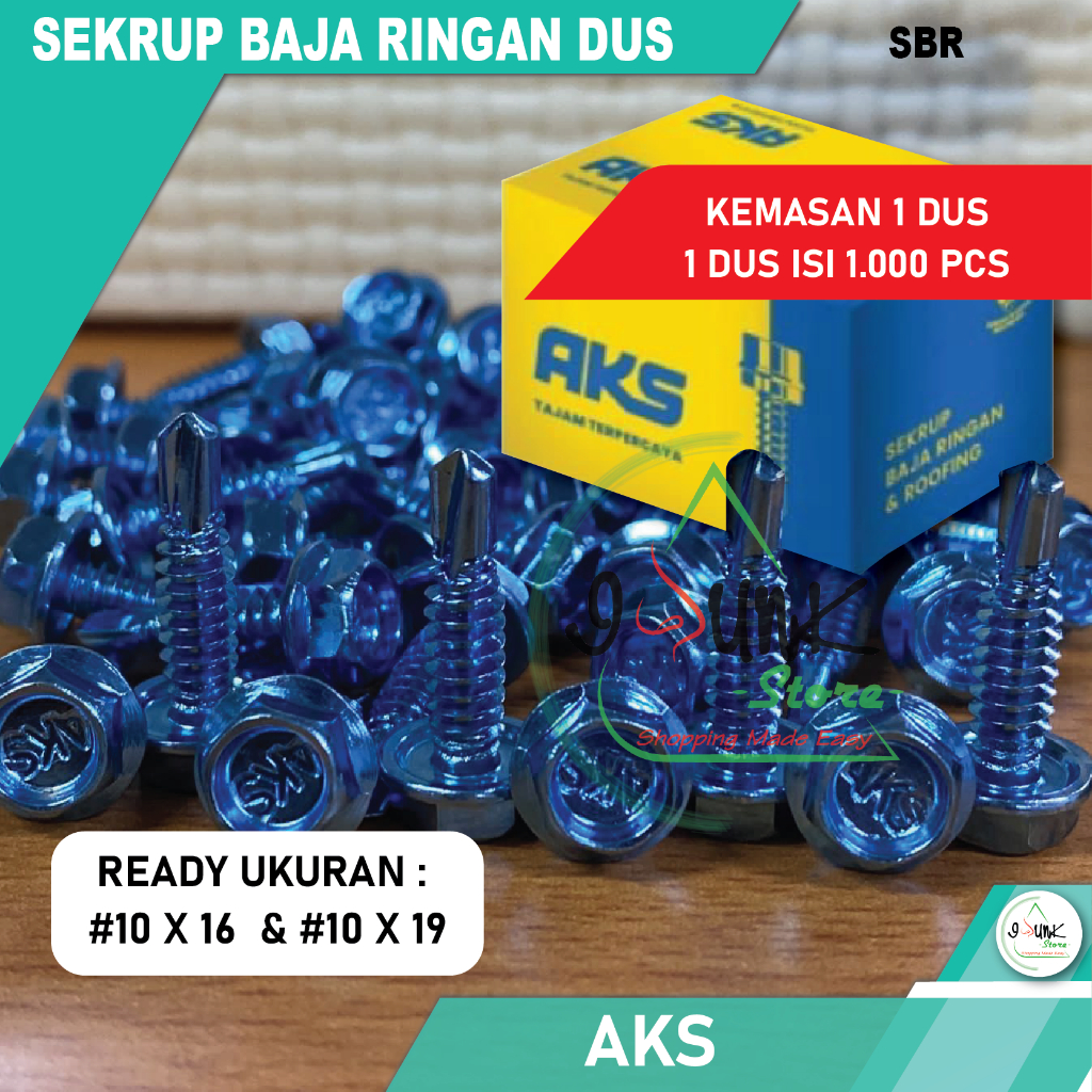 LIGHT STEEL BOLT 10X16 & 10X19 AKS 1 กล่อง / เหล็กชุบอ่อน 10X16 & 10X19 AKS 1 กล่อง / LIGHT STEEL BO