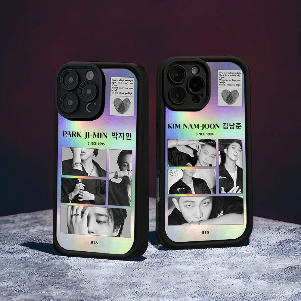 CASE 2D KPOP BT5 71M1N & N4M700N HOLOGRAM HP IPHONE 11 12 13 14 15 16 PRO MAX 7 8 14 15 PLUS X XR XS