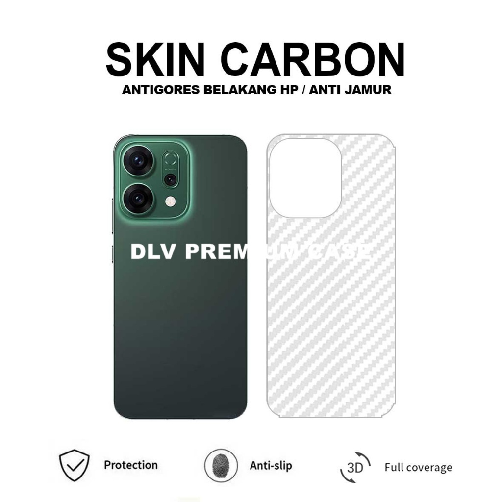 OPPO RENO 14 5G OPPO RENO 14 PRO OPPO RENO 14F SKIN CARBON TRANSPARENT ANTI-SCRATCH BACK OPPO RENO 1