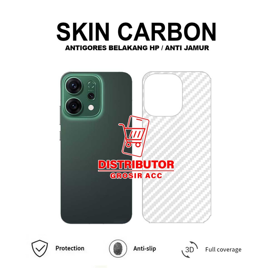 OPPO RENO 14 5G OPPO RENO 14 PRO OPPO RENO 14F SKIN CARBON TRANSPARENT ANTI-SCRATCH BACK OPPO RENO 1