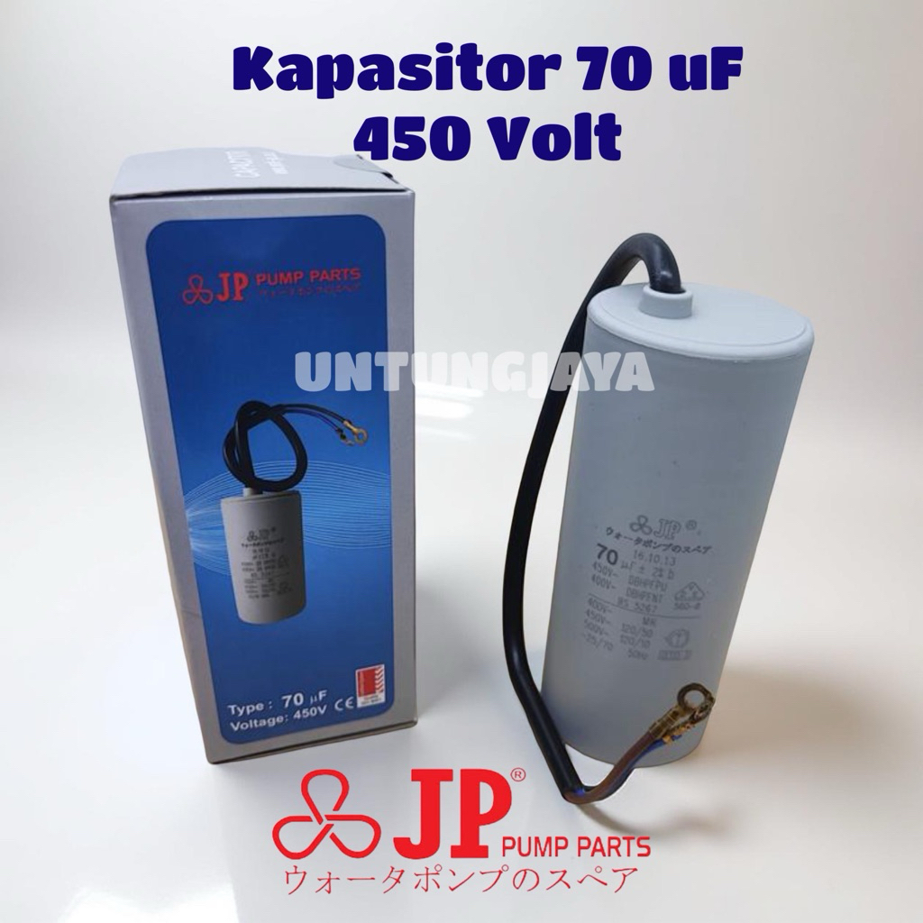 JP 70 uf 70UF 450VOLT ROUND CABLE CAPACITOR // JP 70 MICRO WATER PUMP CABLE CAPACITOR // JP 70 MF CA